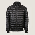 Puffer Leather Jacket | Men