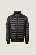 Puffer Leather Jacket | Men