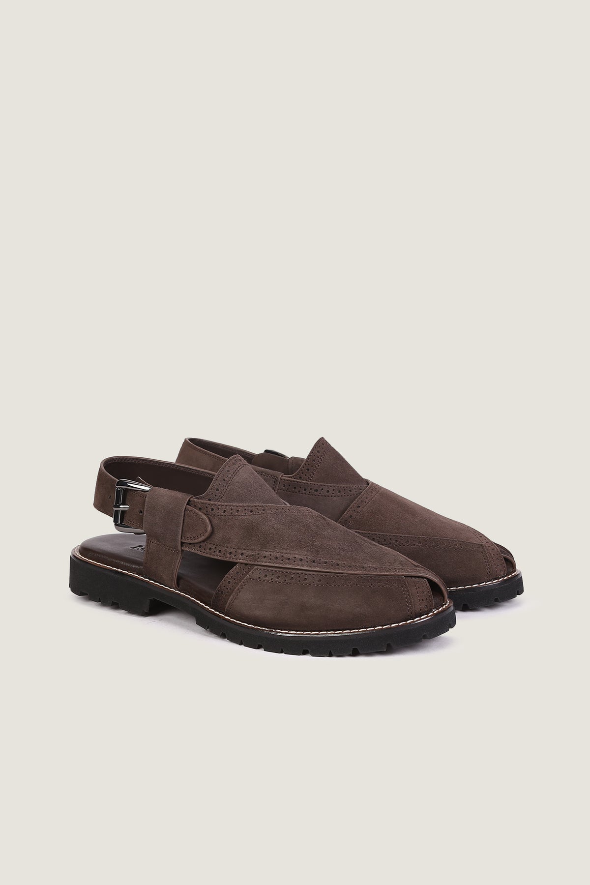 Suede Brogue Peshawari