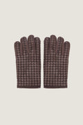 Intrecciato Leather Gloves