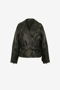 Zarevyn Noir Belted Moto