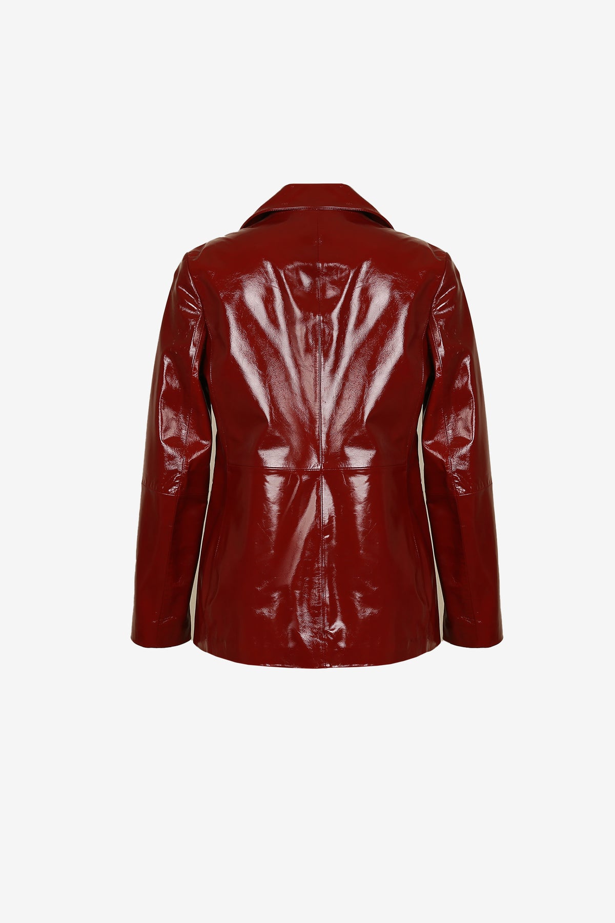 Veloura Crimson Gloss Blazer