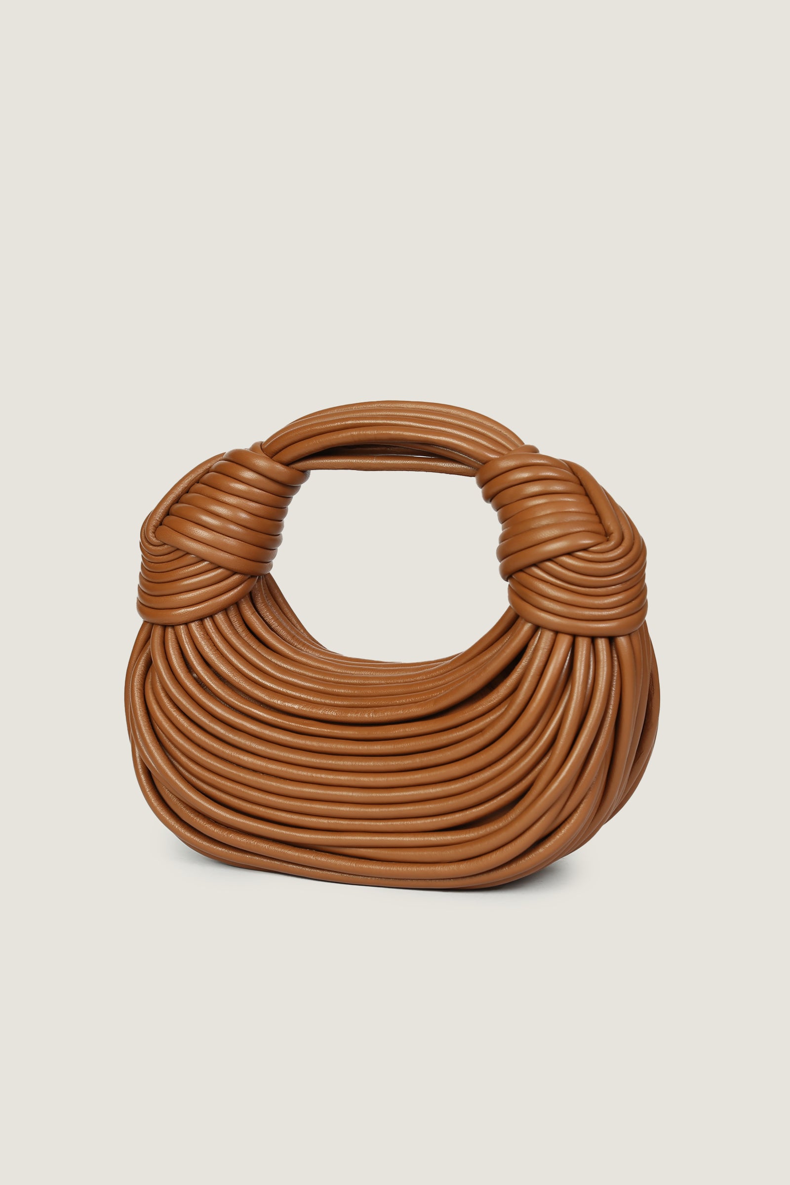 Leather Cord Hand Bag