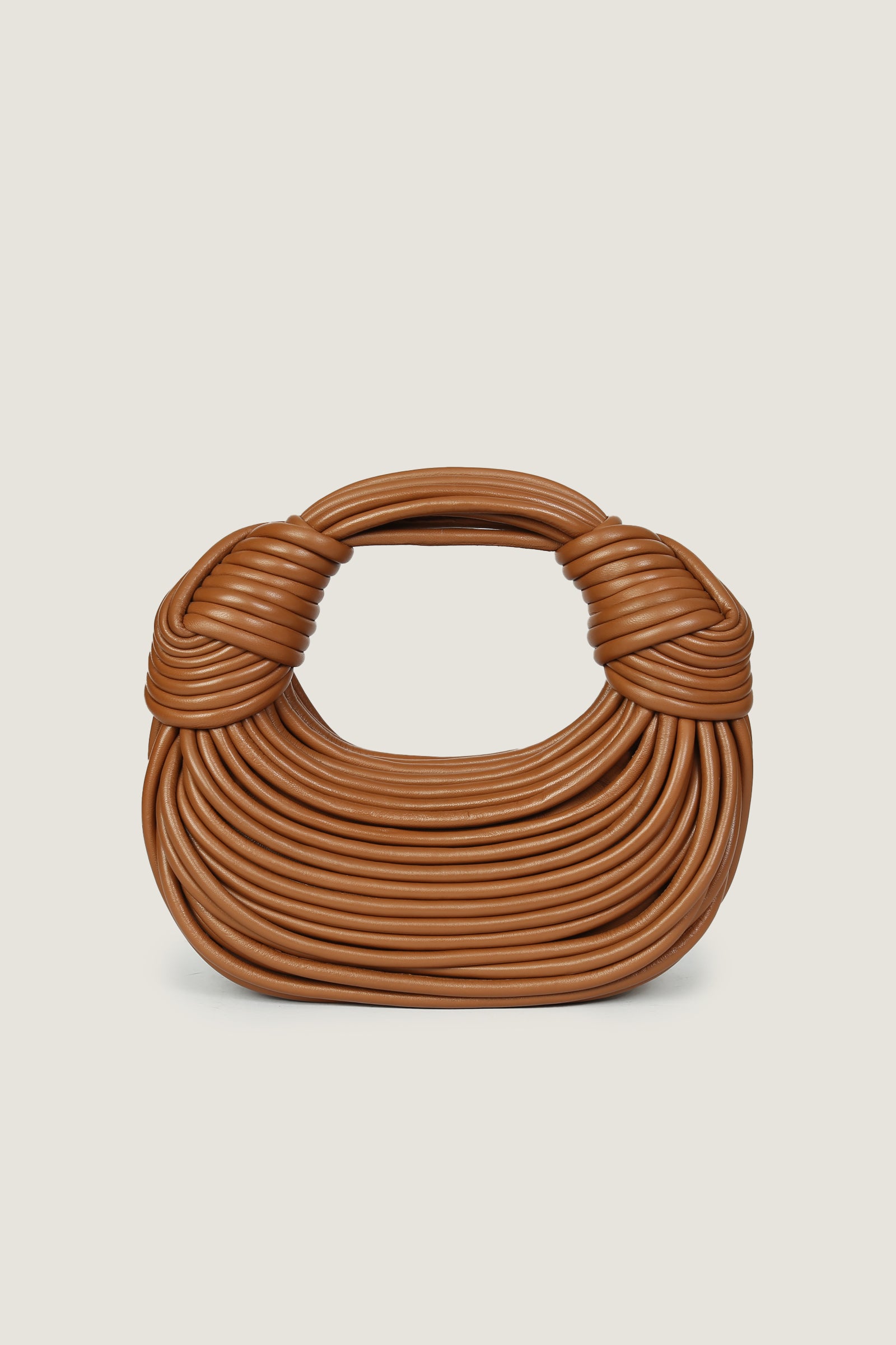 Leather Cord Hand Bag