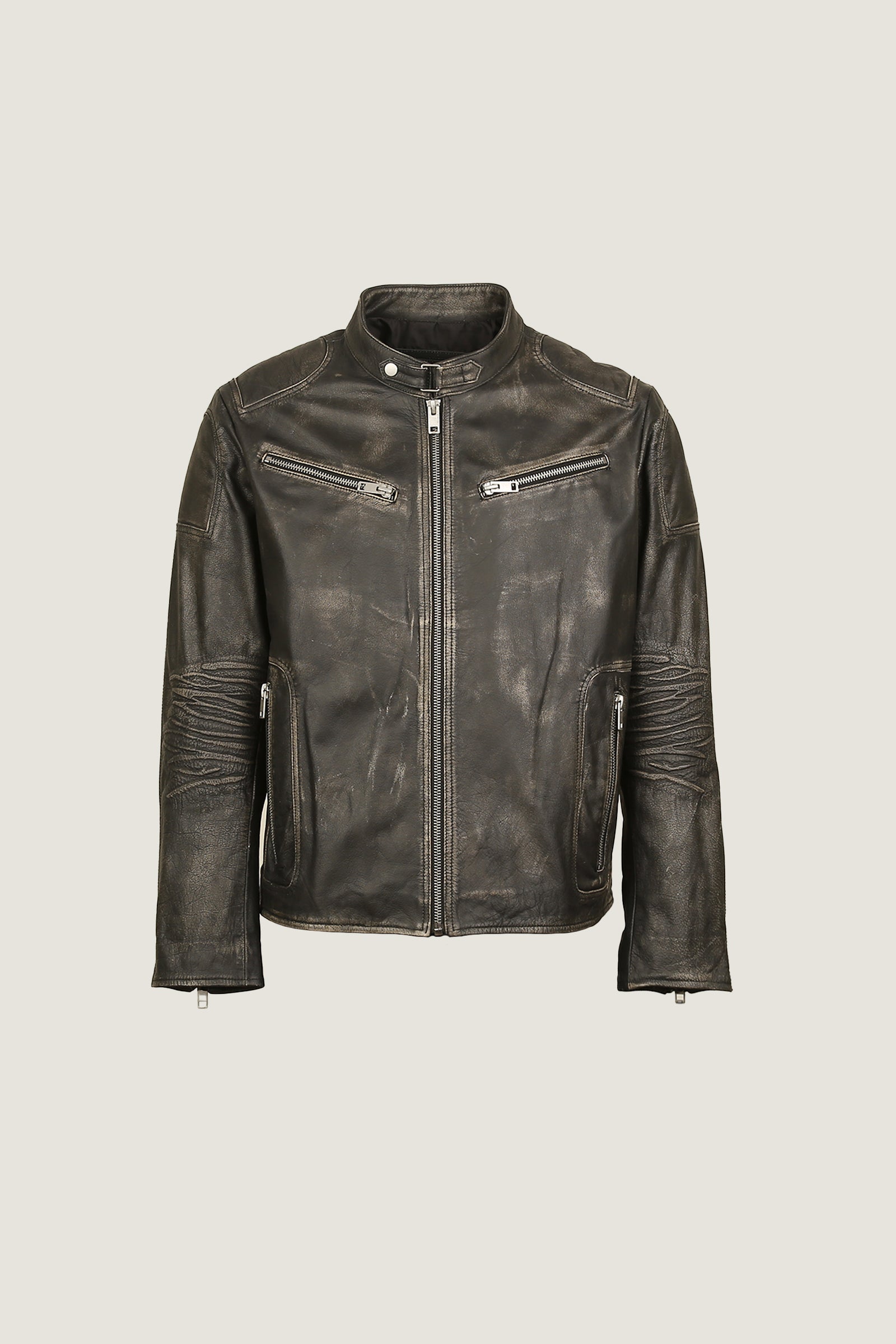 Cafe Racer Leather Jacket | Men