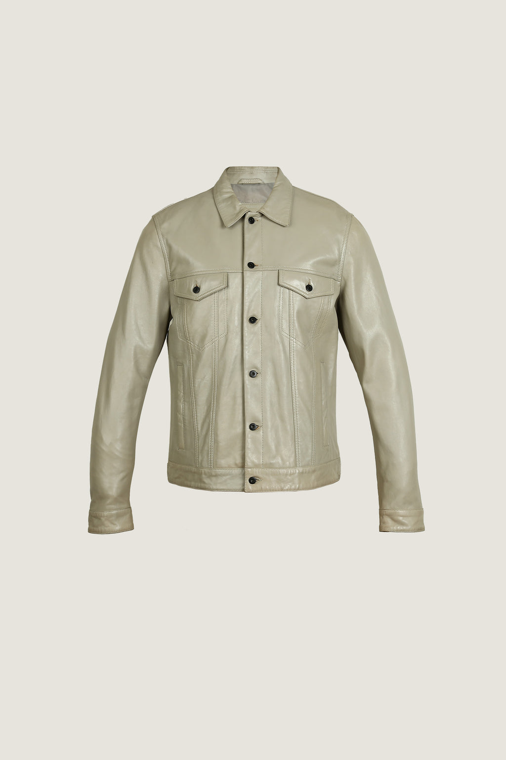 Denim Style Leather Jacket | Women