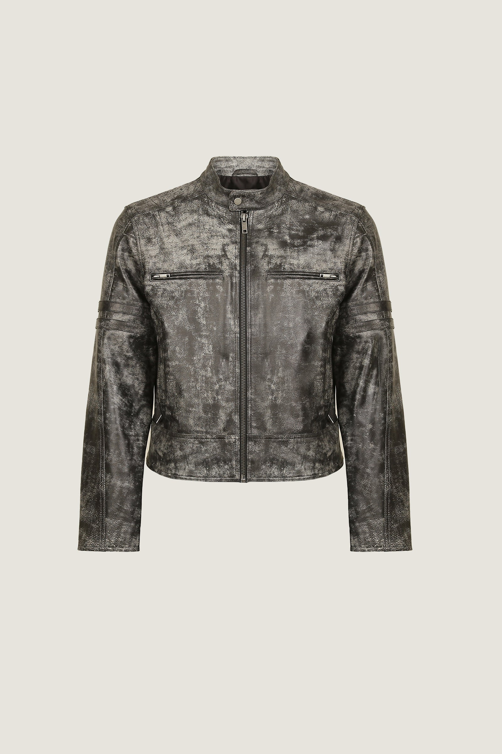 Cafe Racer Leather Jacket | Men
