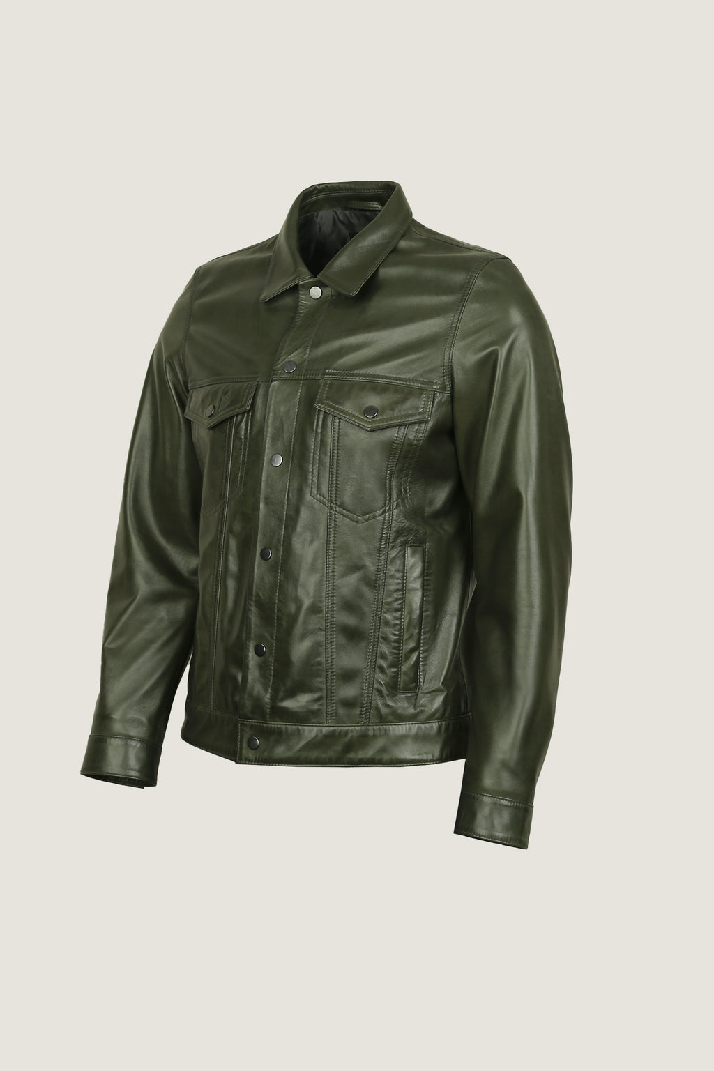Trucker Leather Jacket