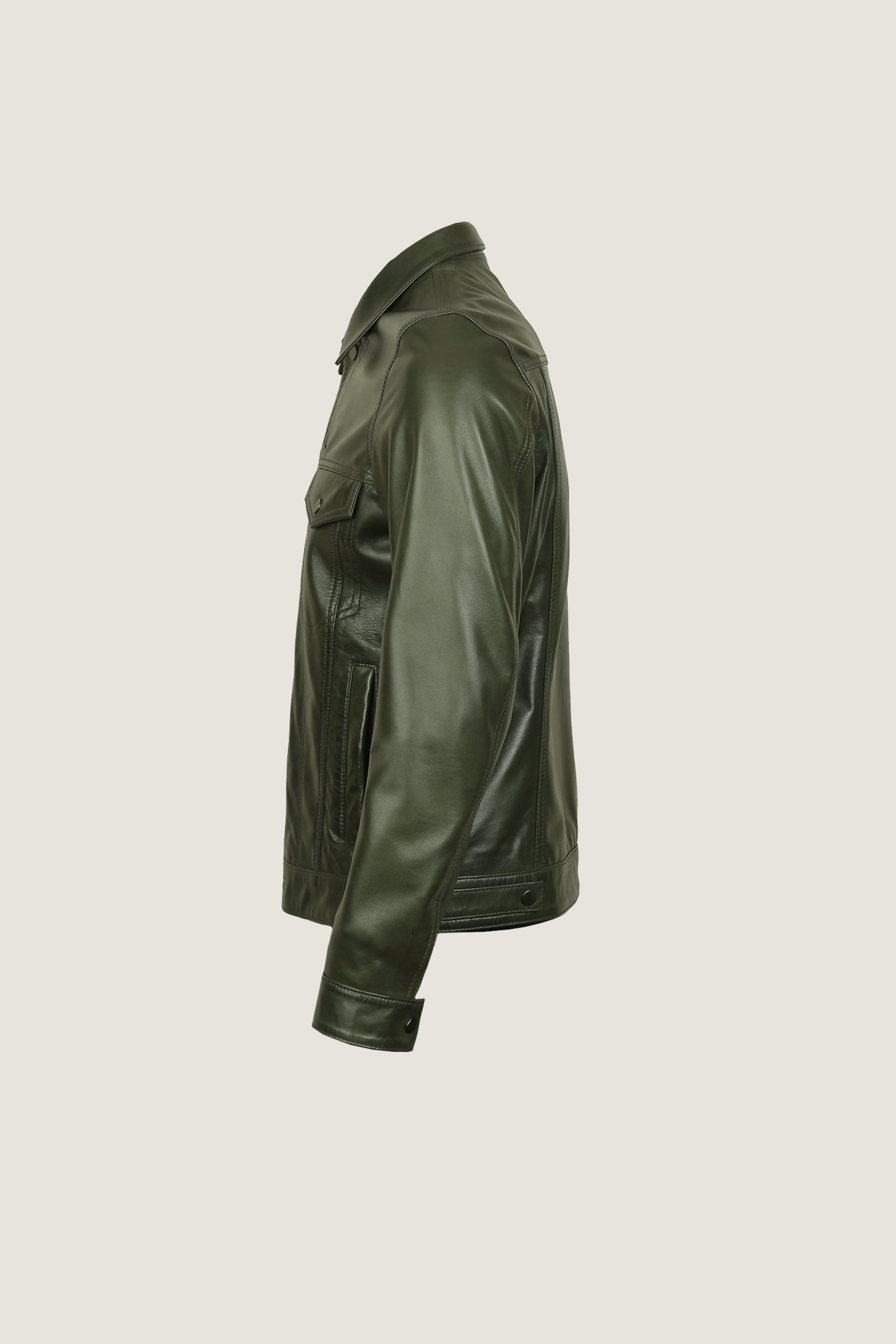 Trucker Leather Jacket