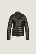 Quilted Biker Leather Jacket | Women