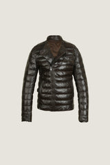 Quilted Biker Leather Jacket | Women