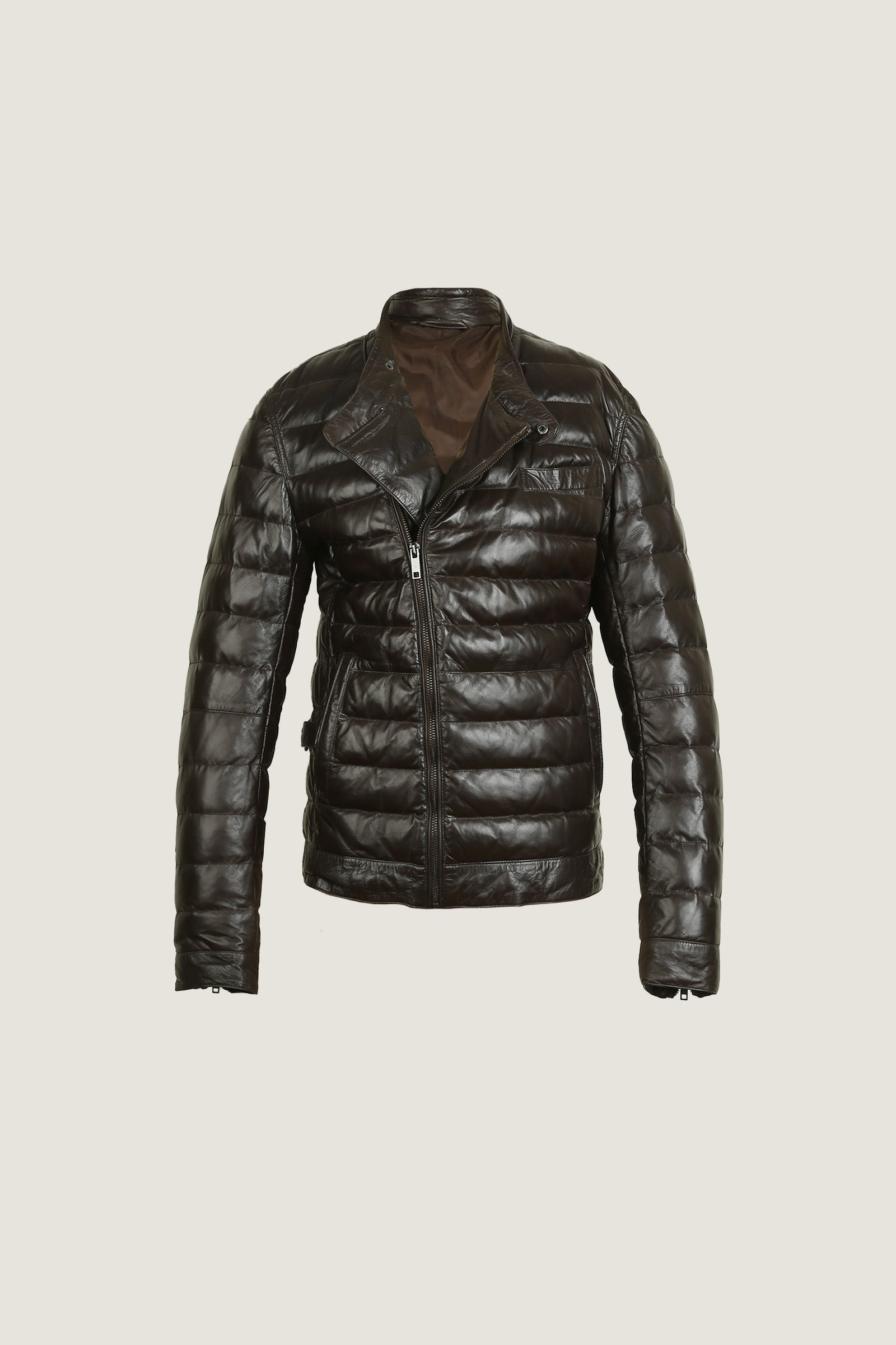 Quilted Biker Leather Jacket | Women