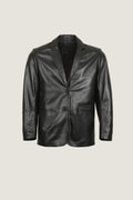 Giorgio Fitted Leather Blazer