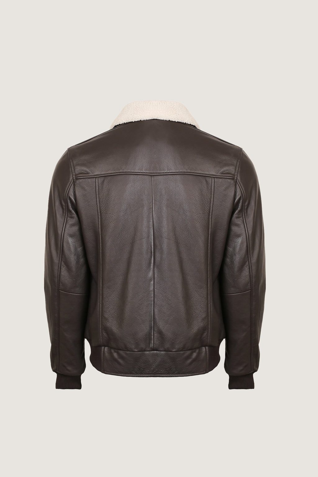 A2 Aviator Leather Jacket With Fur Collar