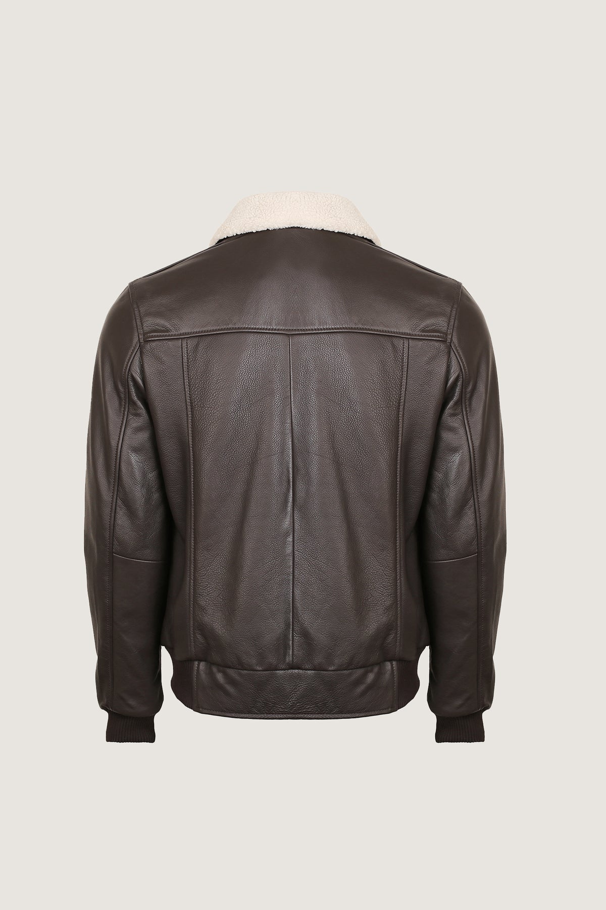 A2 Aviator Leather Jacket With Fur Collar