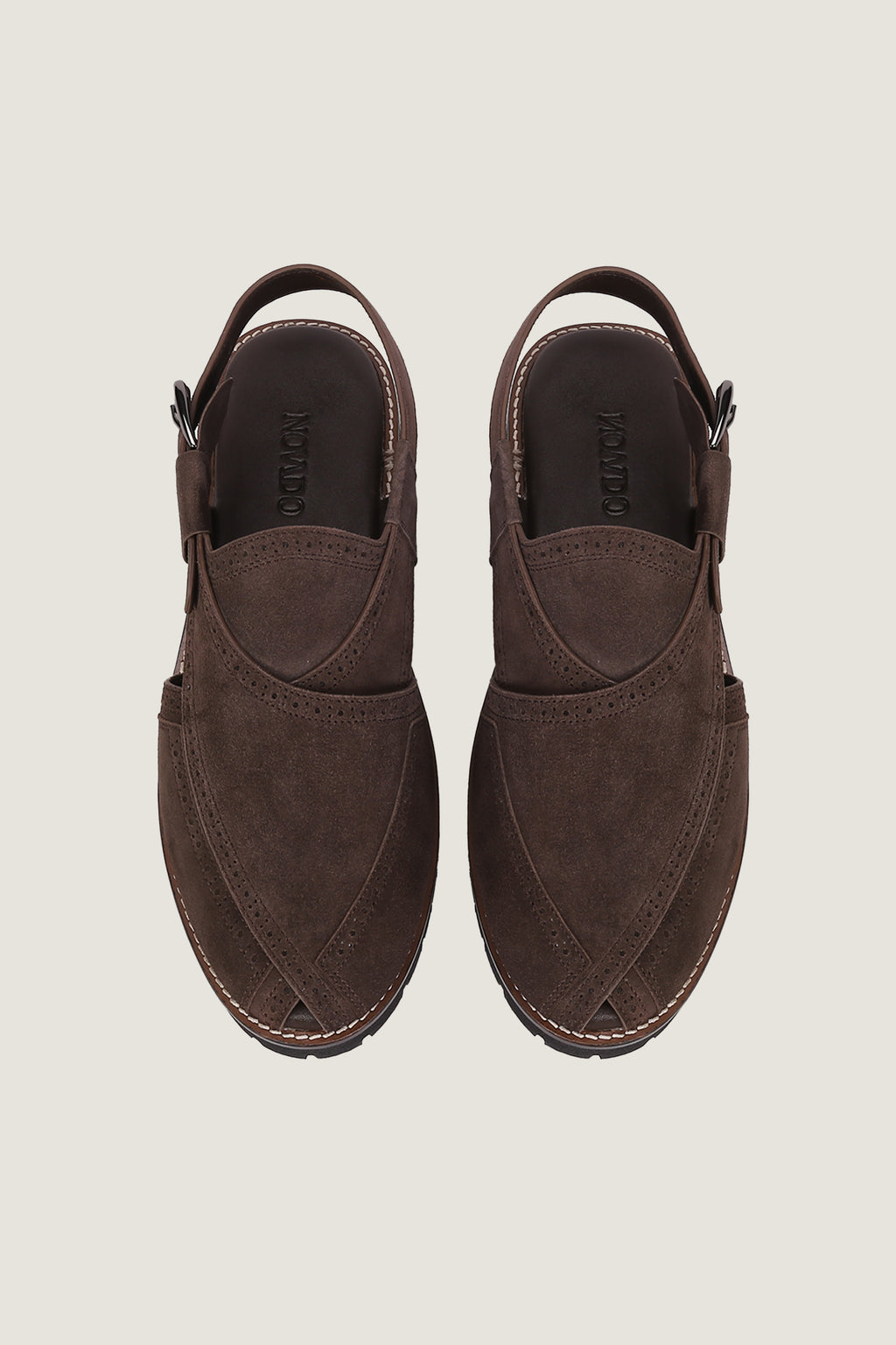 Suede Brogue Peshawari