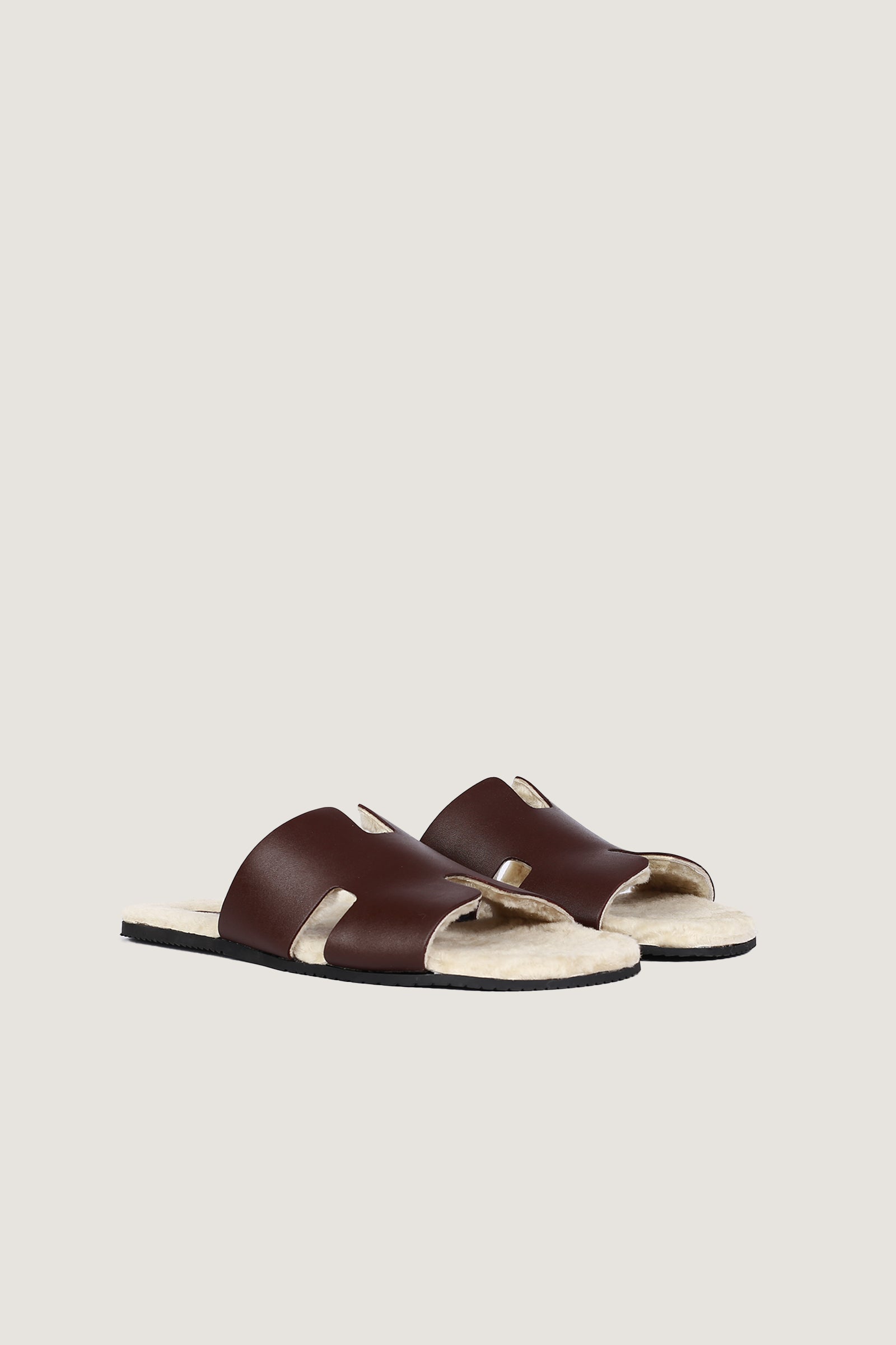 Men's H Style Slipper With Fur