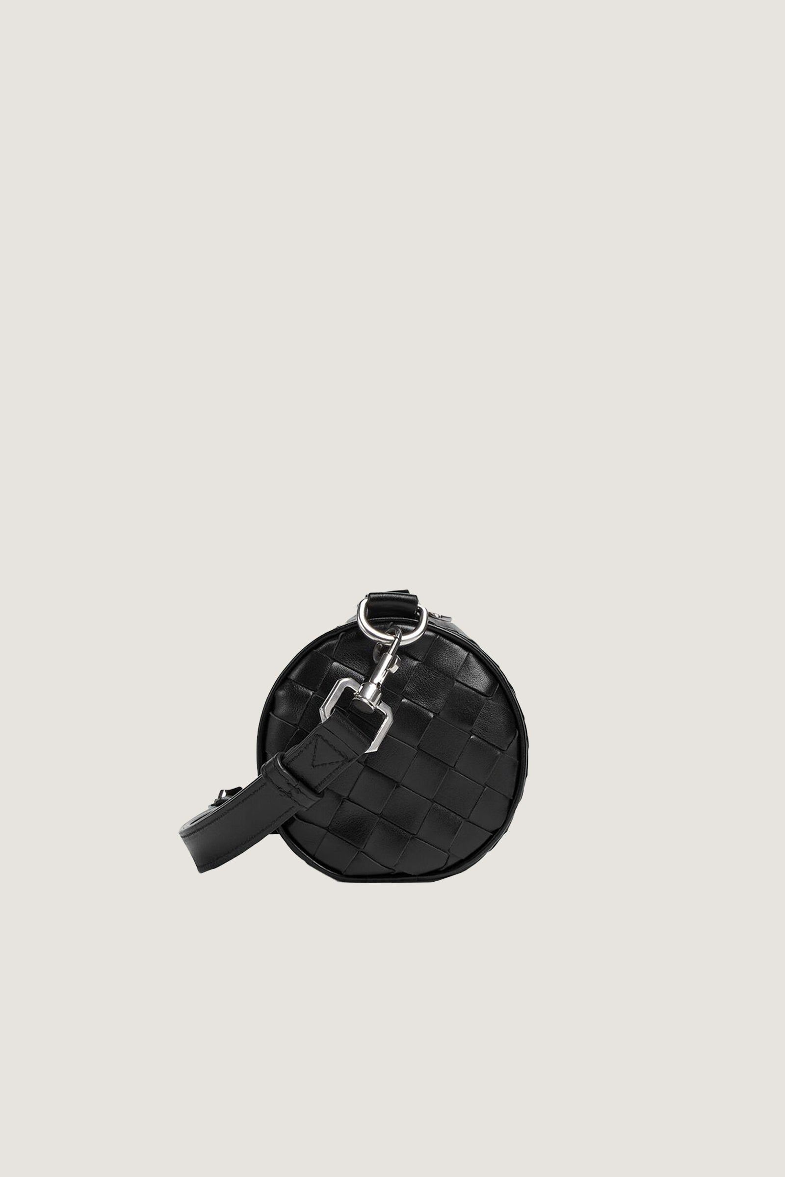 Mini Intrecciato Barrel Crossbody Bag