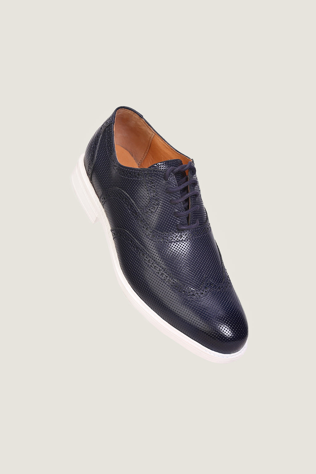 Brogue Oxford Pin Dot Shoes | Men
