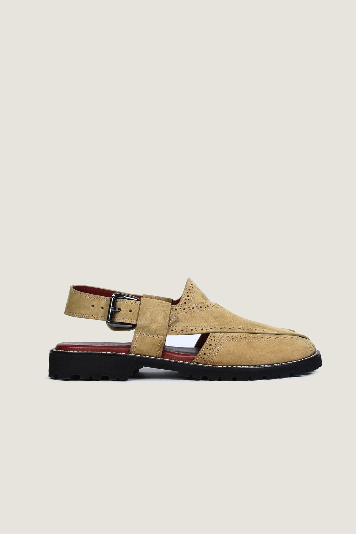 Suede Brogue Peshawari
