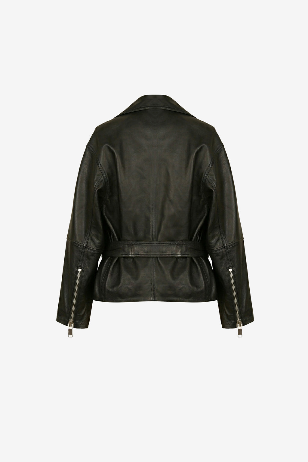 Zarevyn Noir Belted Moto