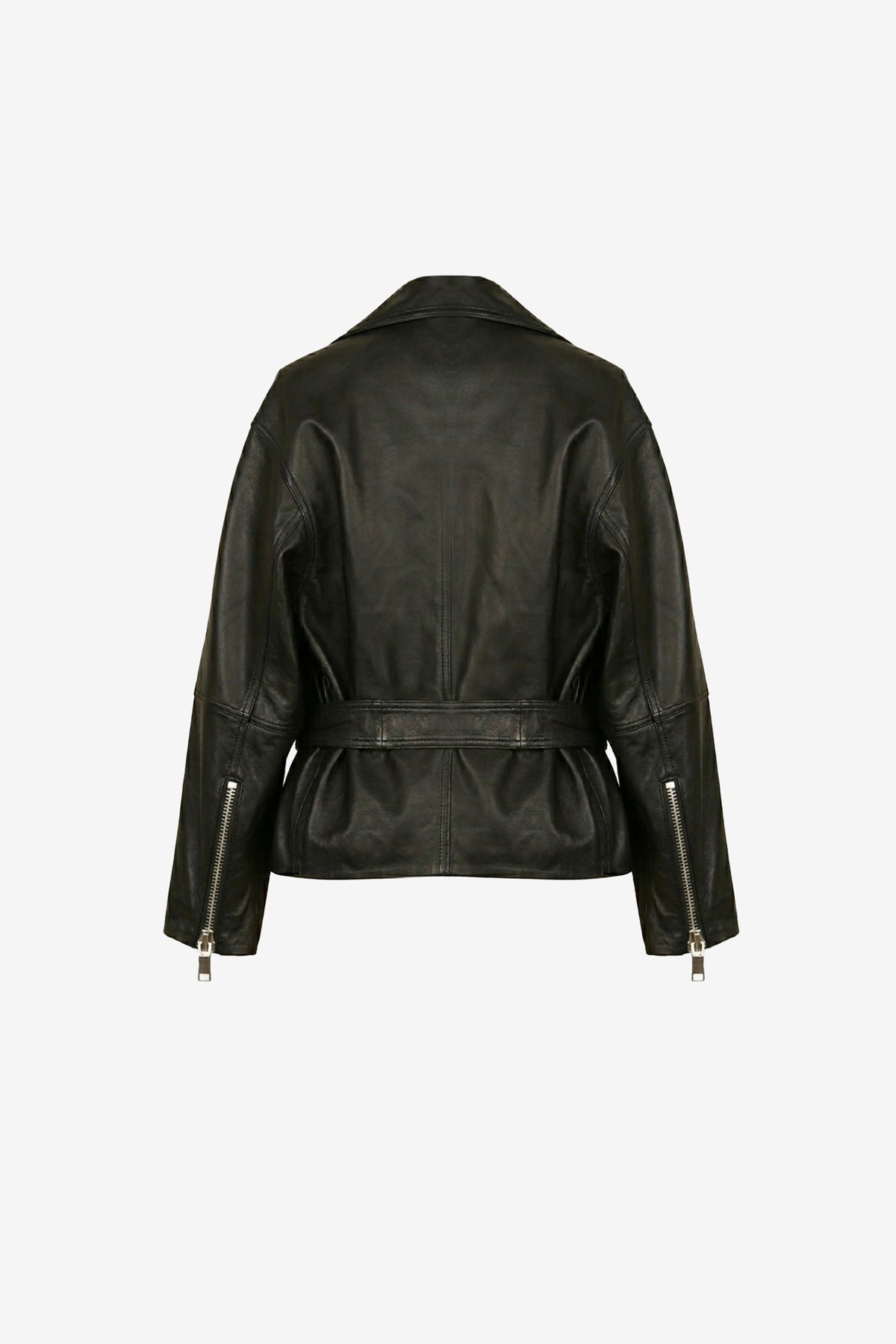 Zarevyn Noir Belted Moto