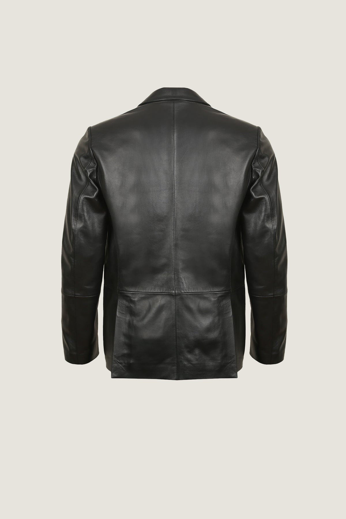 Giorgio Fitted Leather Blazer
