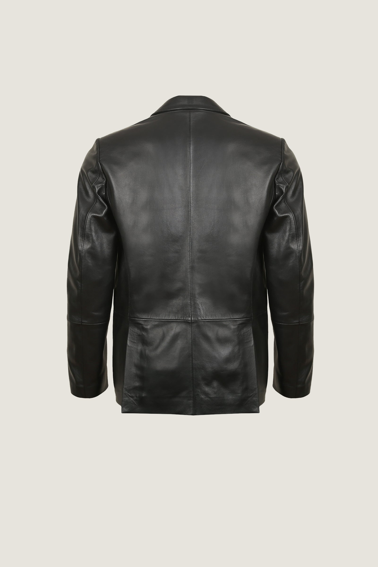 Giorgio Fitted Leather Blazer