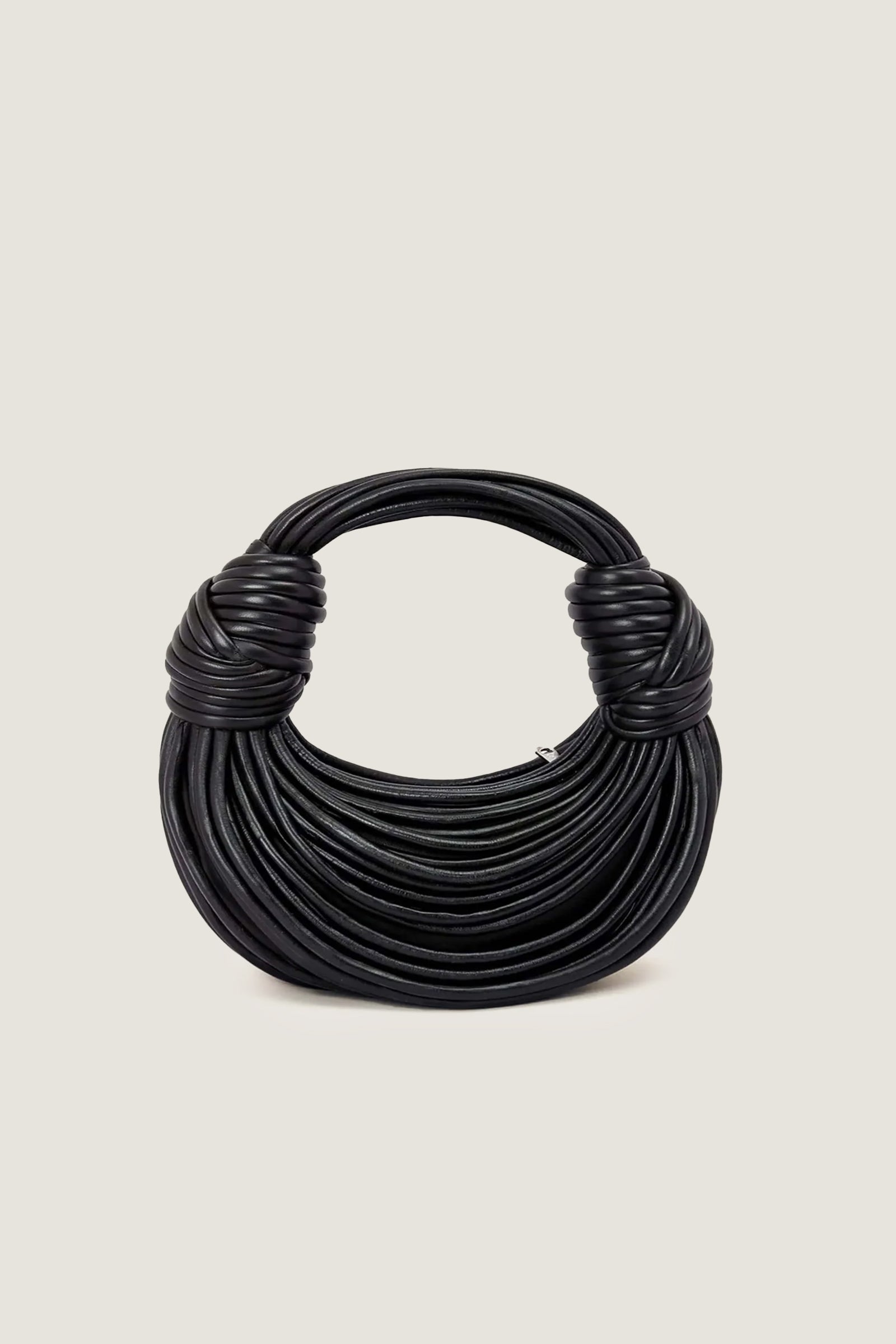 Leather Cord Hand Bag