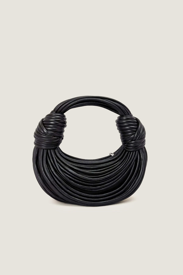 Leather Cord Hand Bag