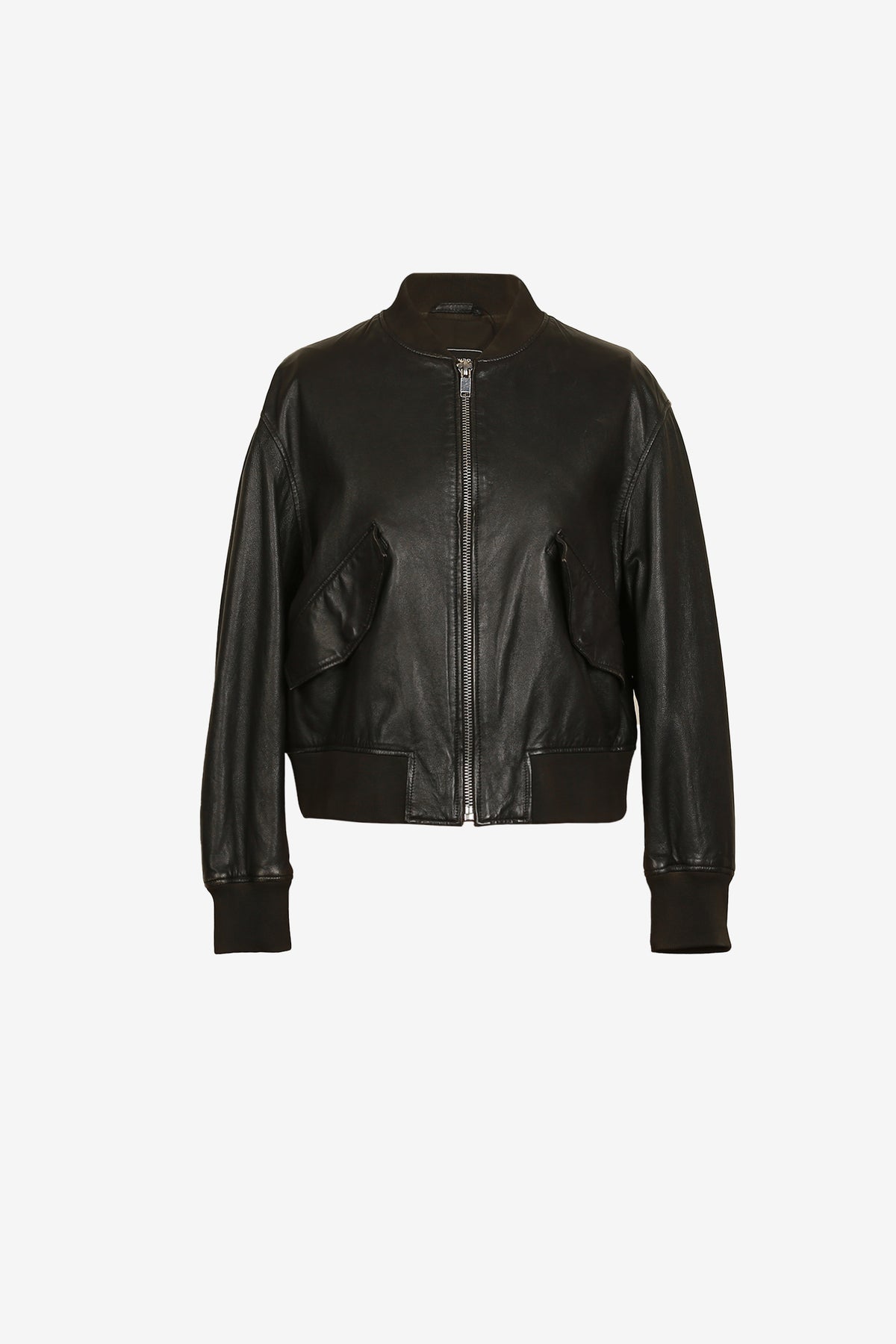 Noir Arden Zip-Front Jacket