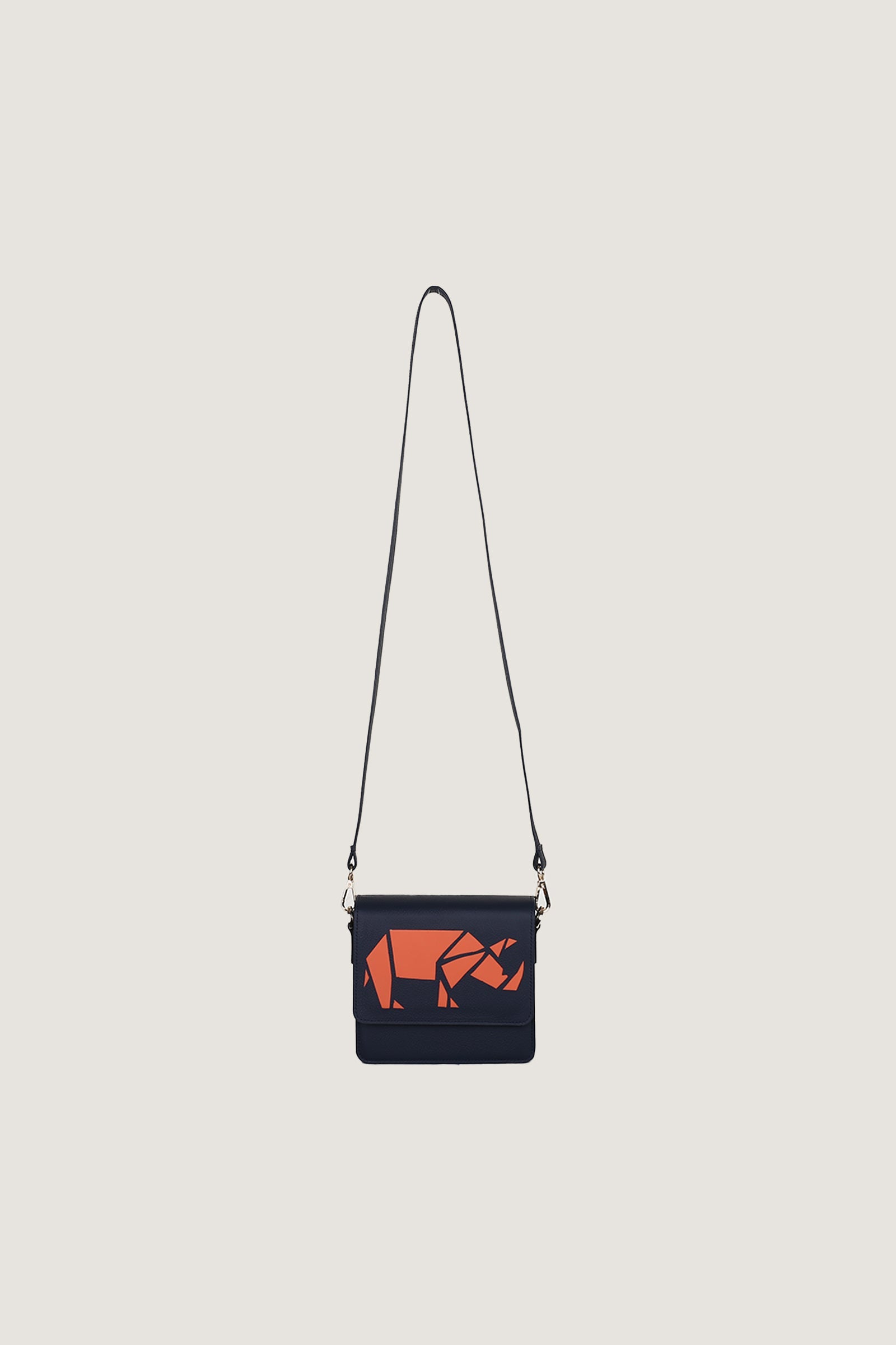 Rino style Crossbody Leather shoulder bag
