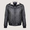 A2 Aviator Leather Jacket With Fur Collar