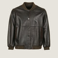 Bomber Leather Jacket | Men