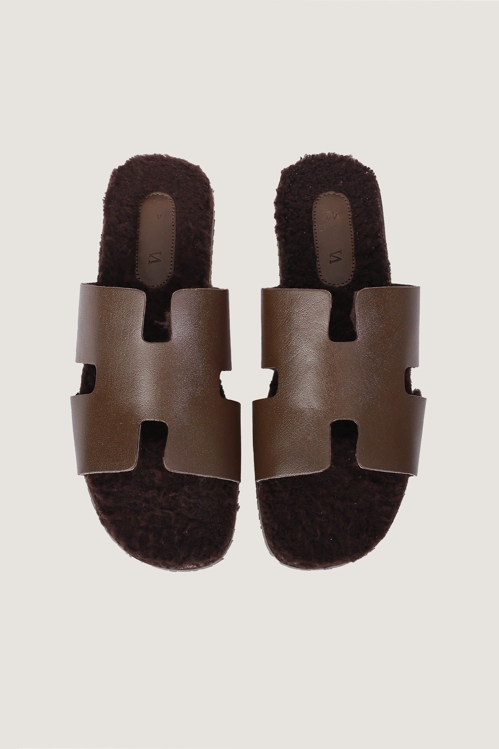 Men's H Style Slipper With Fur