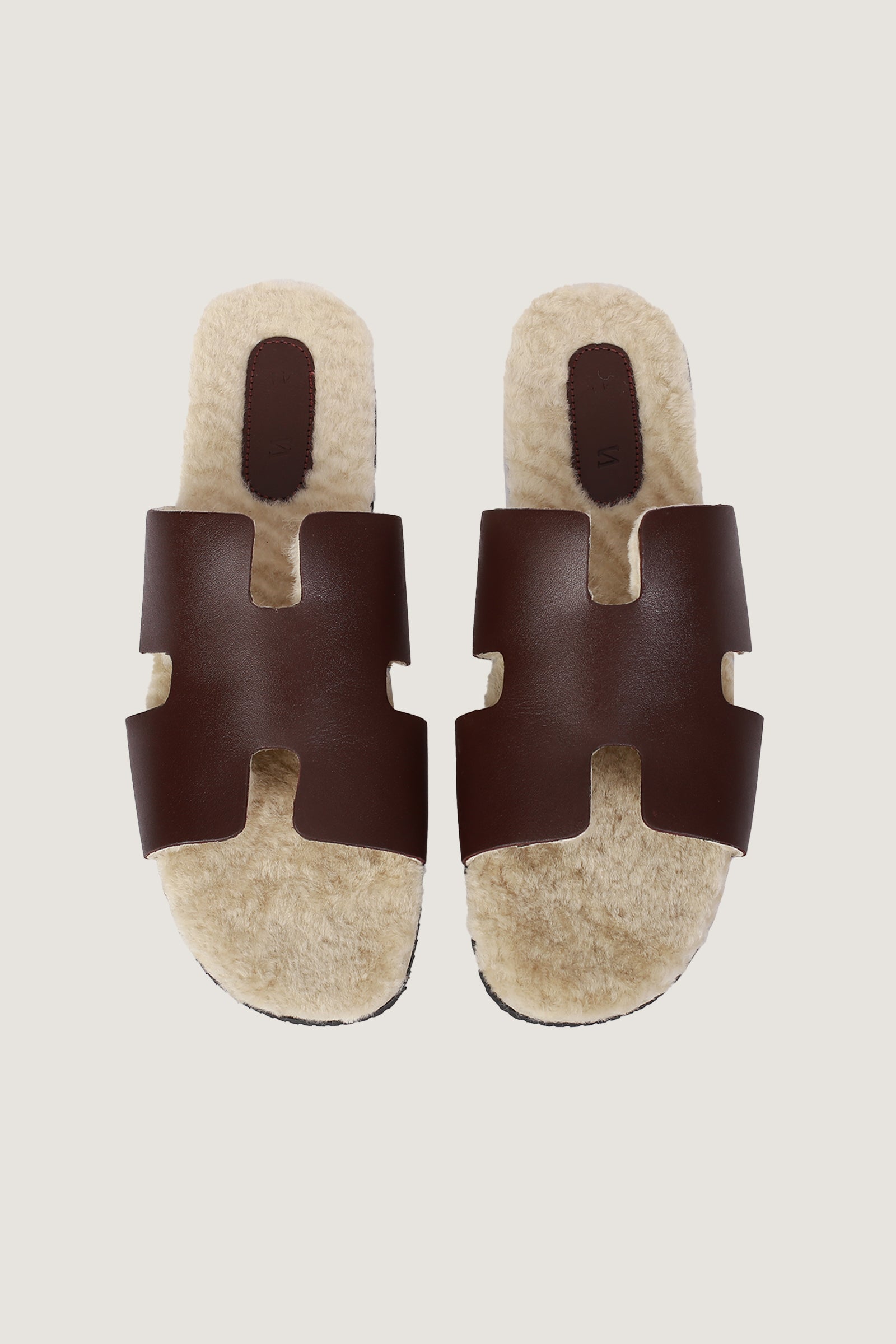 Men's H Style Slipper With Fur