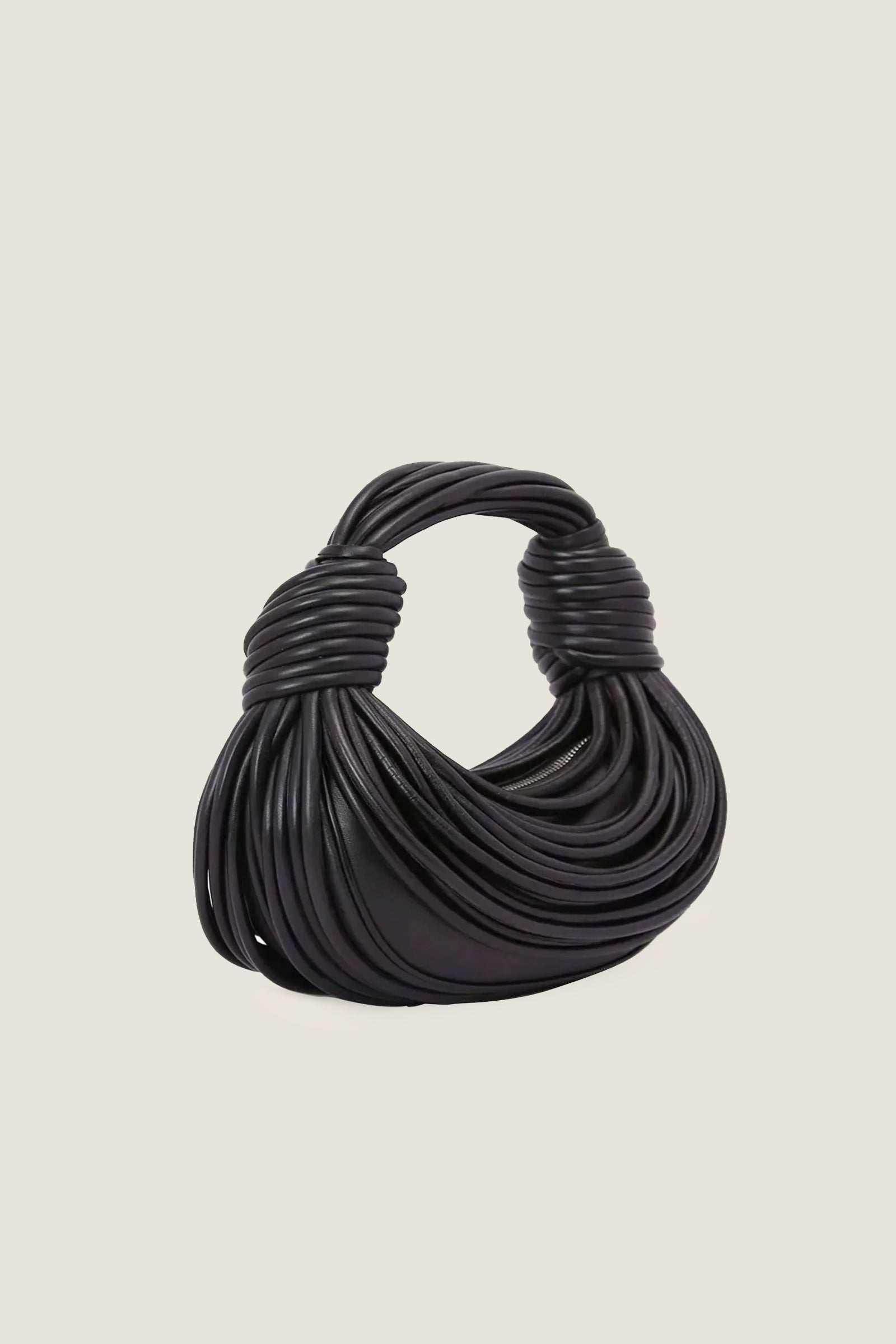 Leather Cord Hand Bag