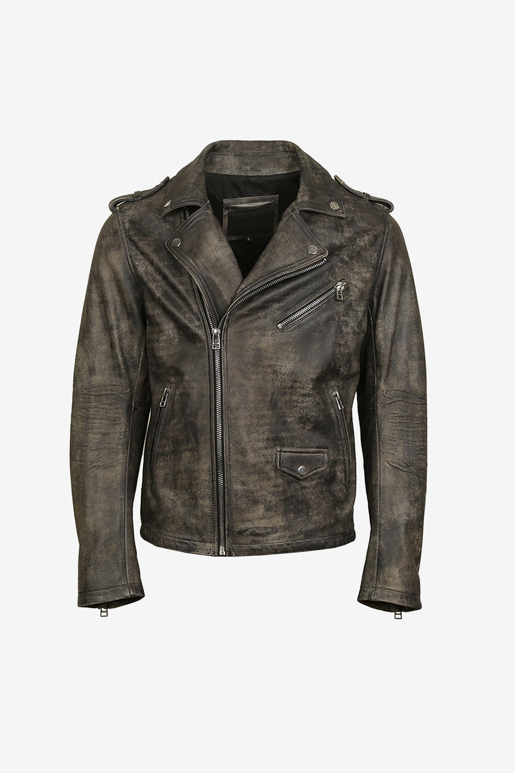 Ironcrest Distressed Biker Jacket