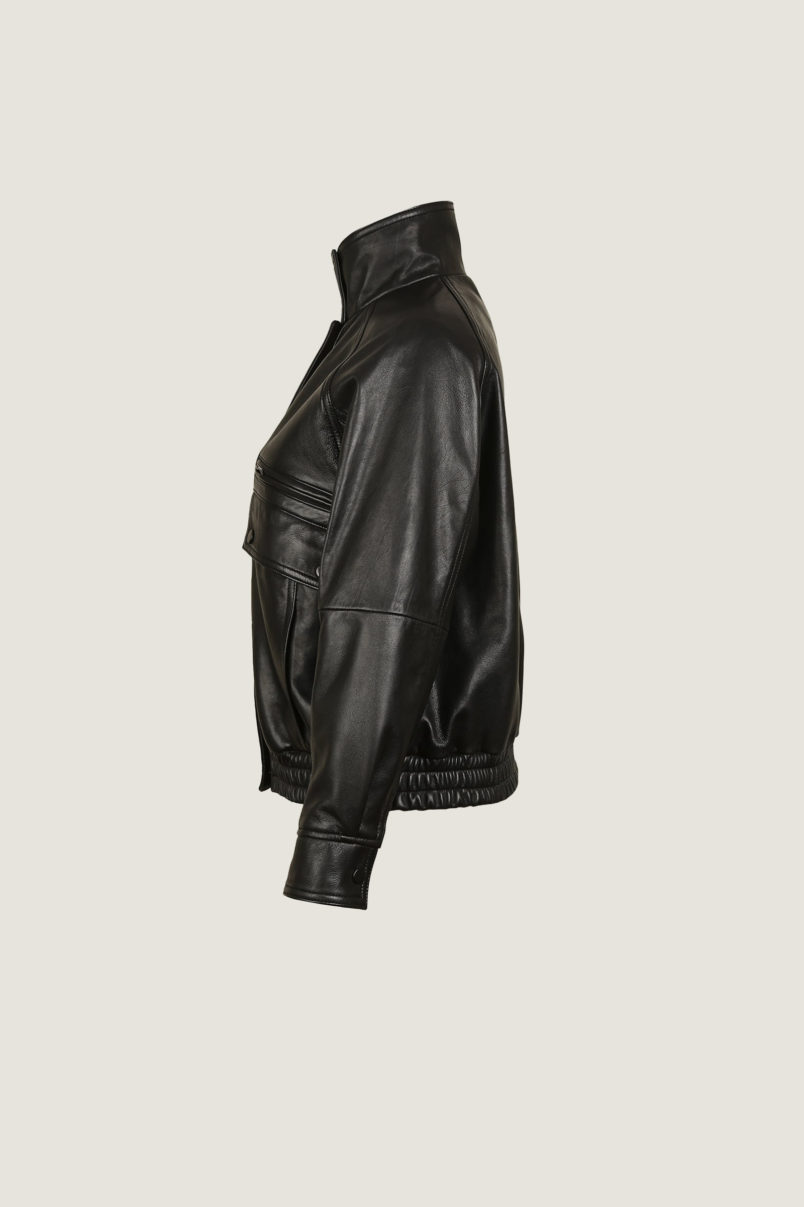 Saint Laurent leather bomber jacket