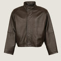 Oversized Leather Jacket | Men