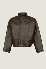 Oversized Leather Jacket | Men
