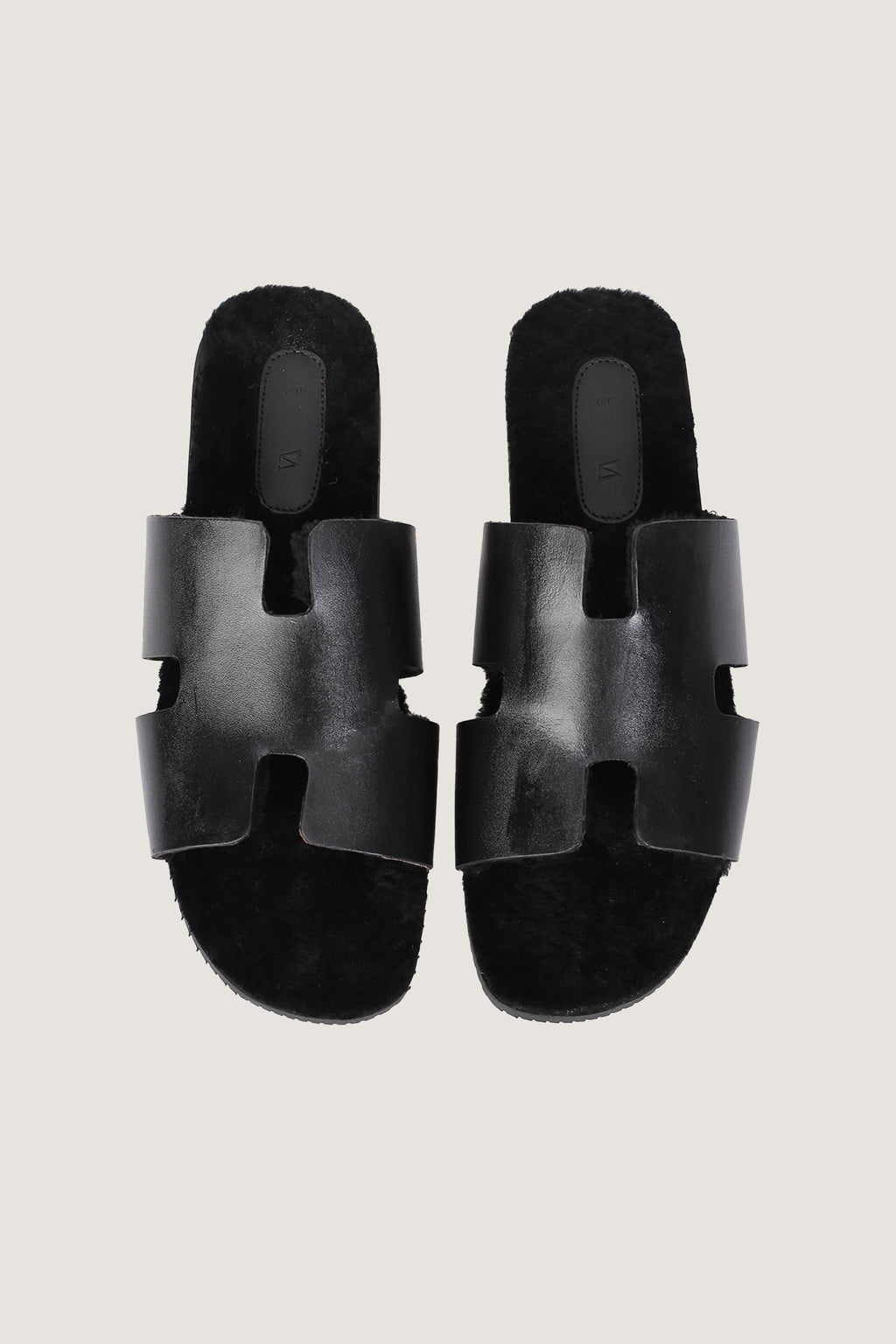 Men's H Style Slipper With Fur
