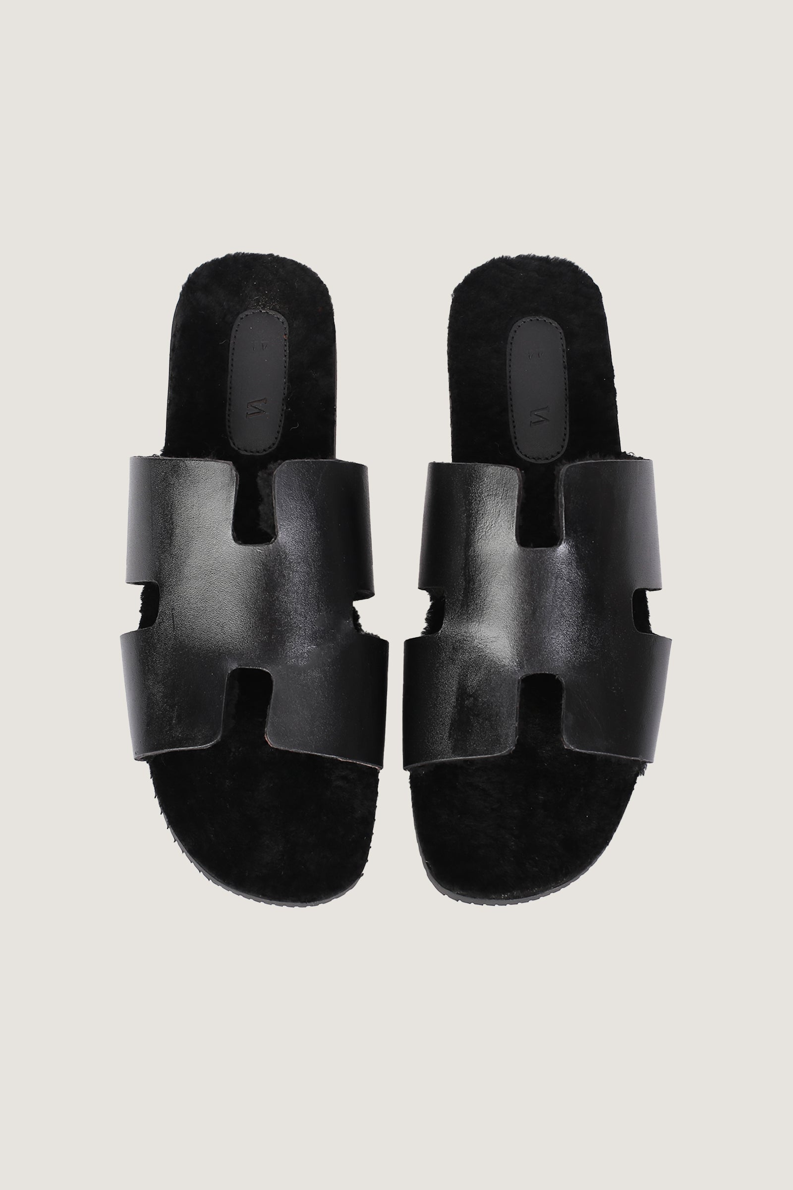 Men's H Style Slipper With Fur