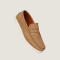 Velour Suede Leather Loafers | Men