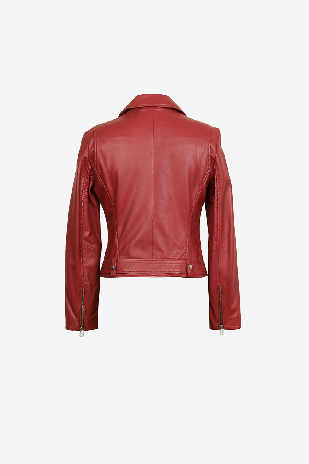 Crimson Veyra Belted Jacket