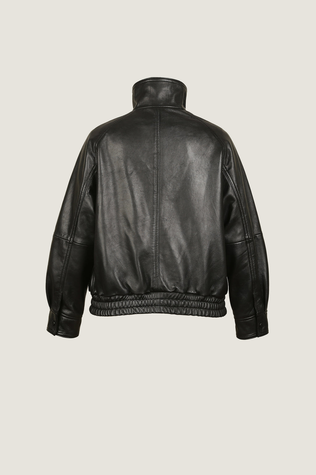 Saint Laurent leather bomber jacket
