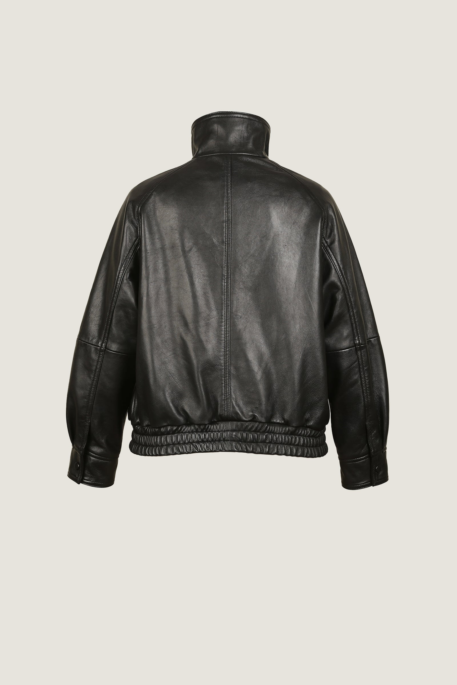 Saint Laurent leather bomber jacket