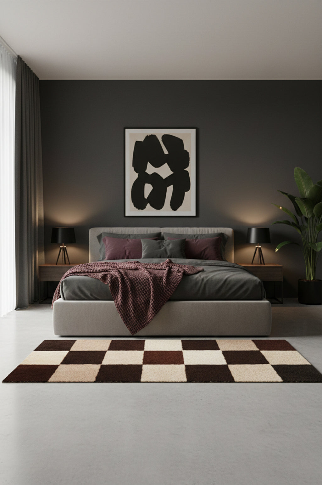 Sheep Bliss Leather Fur Rug