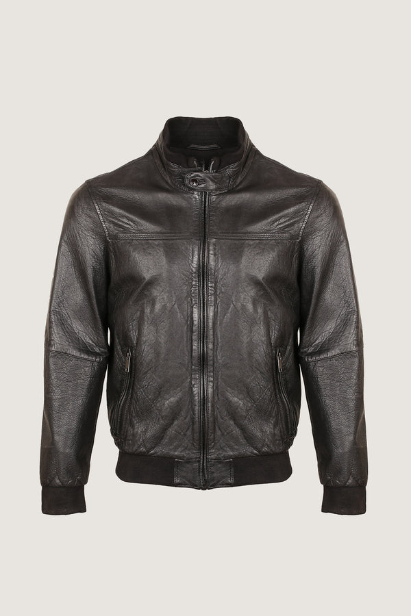 Bomber Leather Jacket