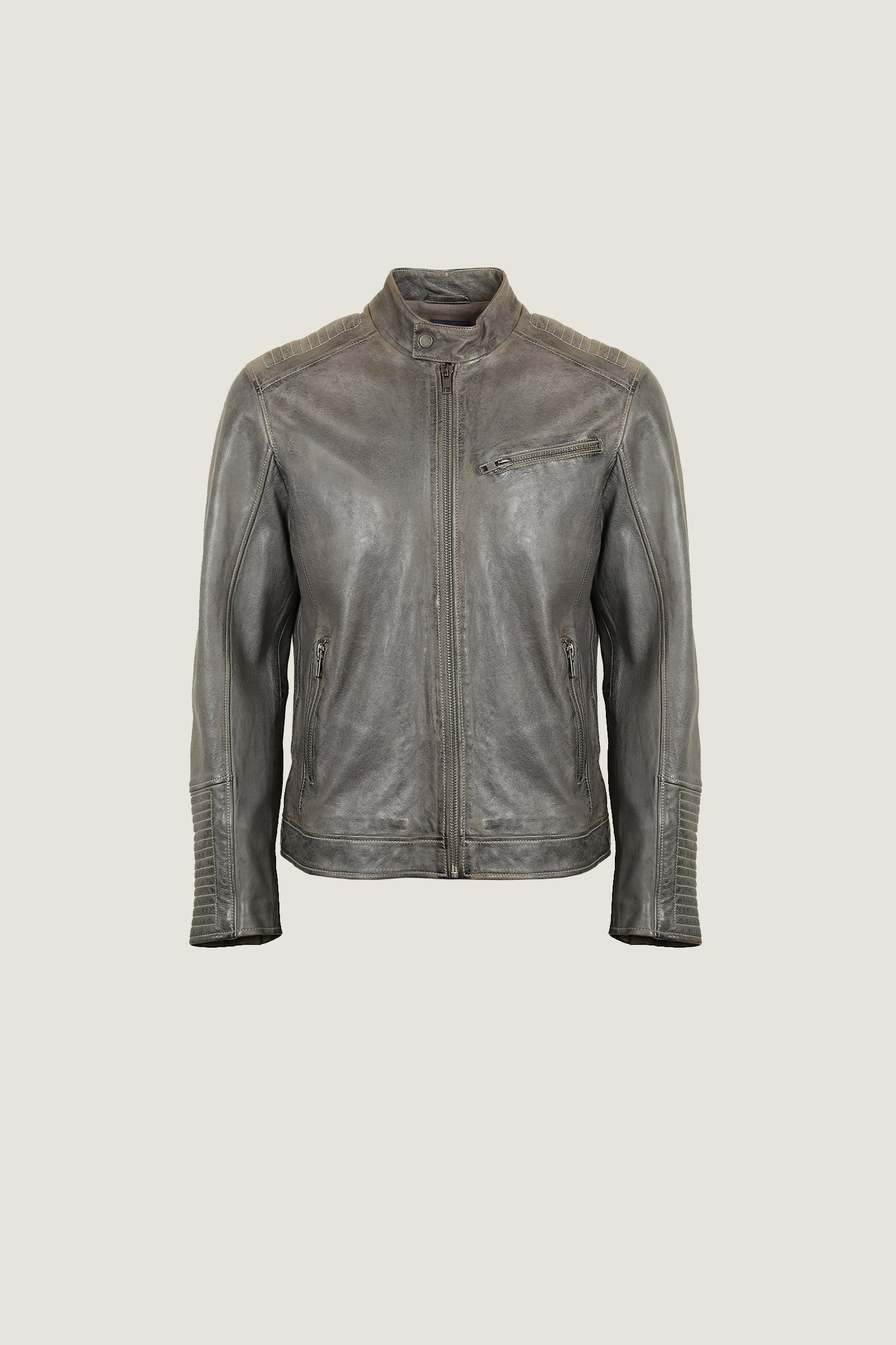 Cafe Racer Leather Jacket | Men